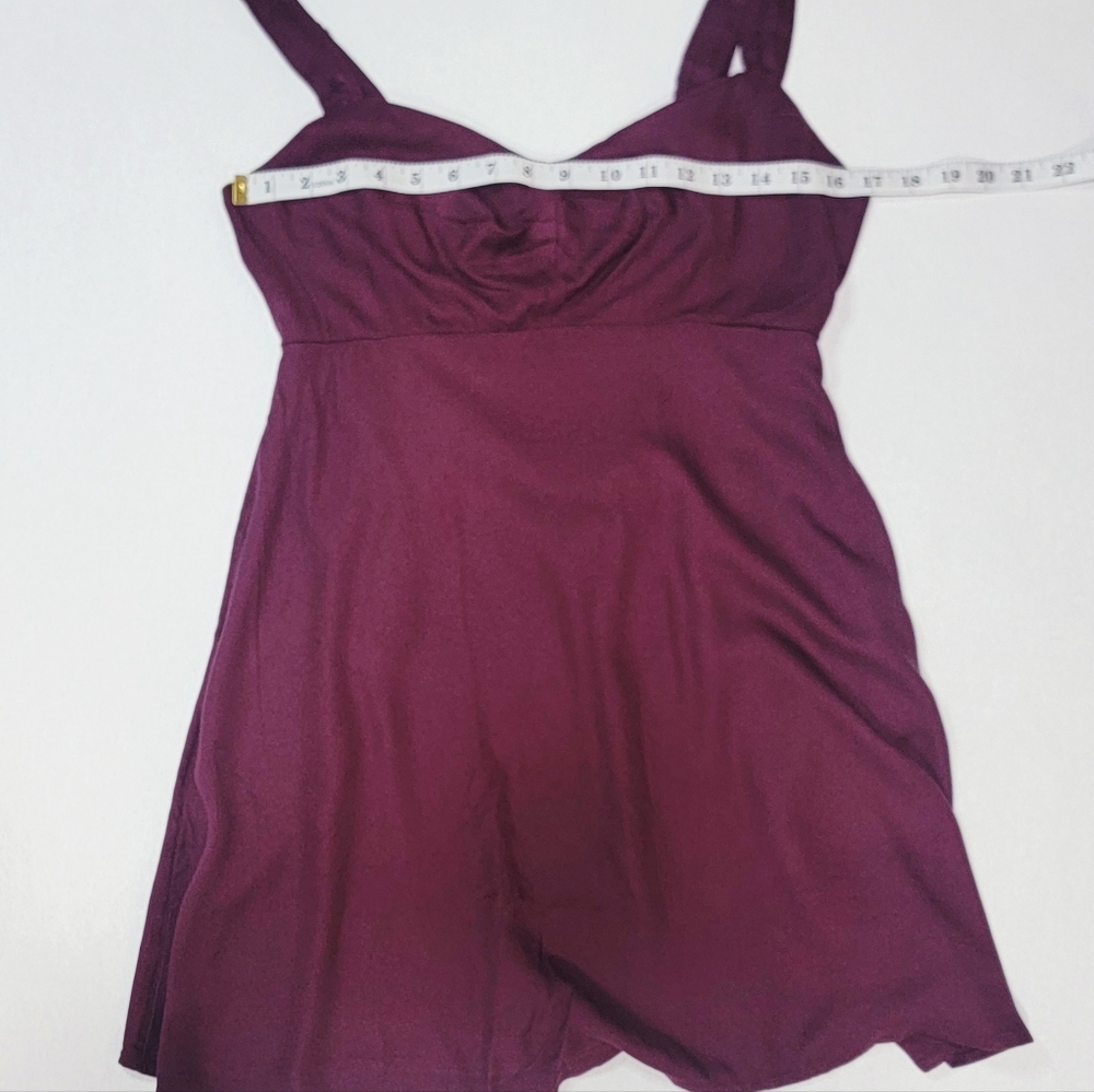 Burgundy Old Navy Camisole Mini Dress Size S NWT - Picture 5 of 9